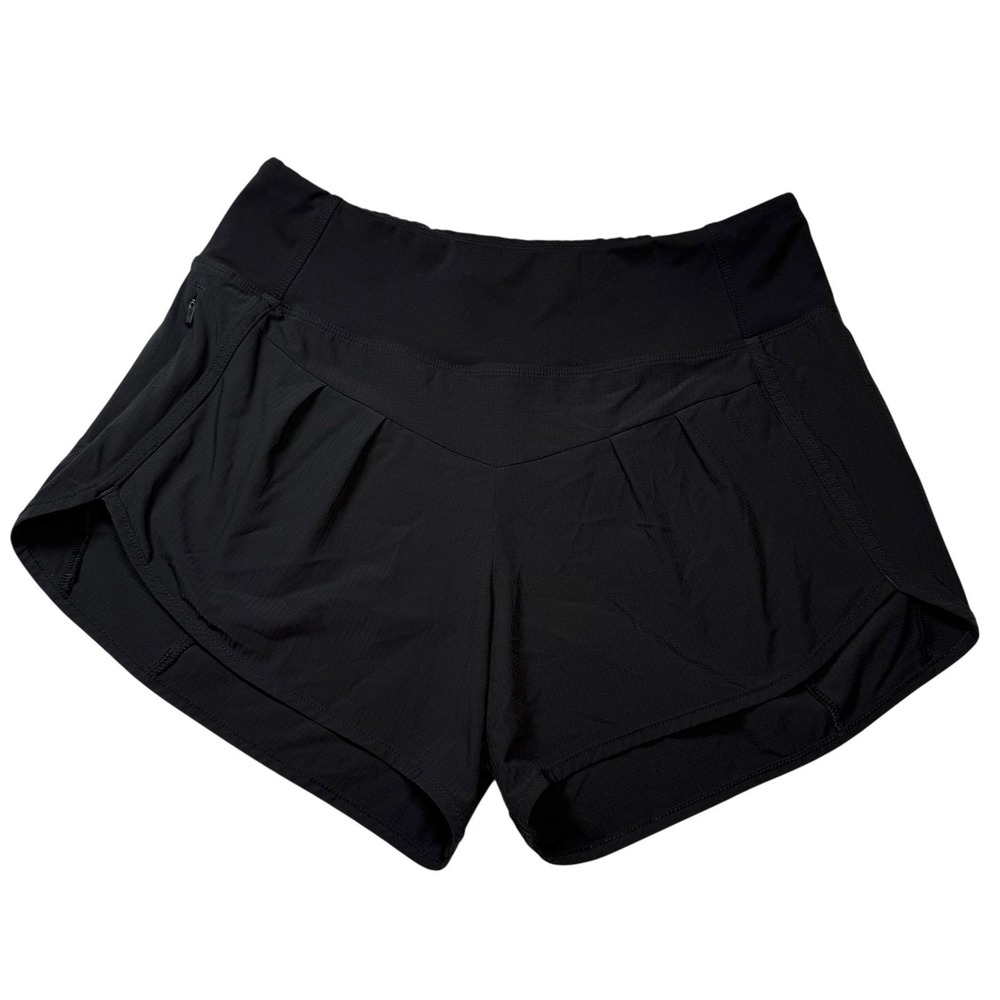 Goal Five Womens S Black Athletic Running Shorts Zip Pocket Lightweight Gym